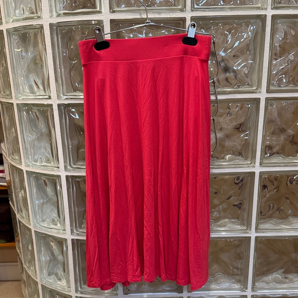 Boden Vibrant Pink Jersey  Skirt